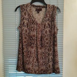 Snakeskin top